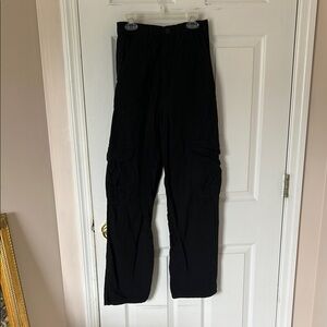 H&M Black Casual Pants Relaxed Fit SIZE 18